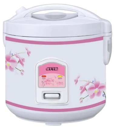 หม้อหุงข้าวอุ่นทิพย์เคลือบ 1 ลิตร CR - 100T คละสี OTTO