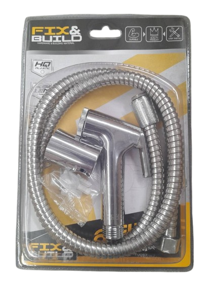 -ชุดฉีดชำระ โครเมี่ยม ยาว 1.2 เมตร SR/110 FIX&BUILD