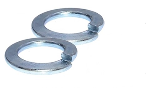 แหวนสปริง 12มม. ชุบขาว (PK10)