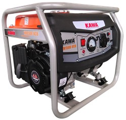 -เครื่องปั่นไฟเบนซิน ขนาด 0.95/1.05KW กำลัง 3.5HP รุ่น KW1500-VCO KAWA