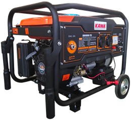-เครื่องปั่นไฟเบนซิน ขนาด2.8/3.0KW กำลัง 7.0HP รุ่น KW4000A-TEC KAWA