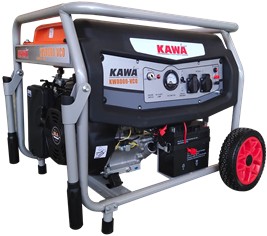 -เครื่องปั่นไฟเบนซิน ขนาด 6.0/6.5KW กำลัง 15HP รุ่น KW8000-VCO KAWA
