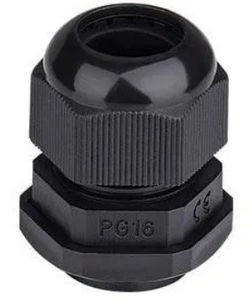 CABLE GLAND NYLON PG 16 BK PEOPLE (QTY 4)