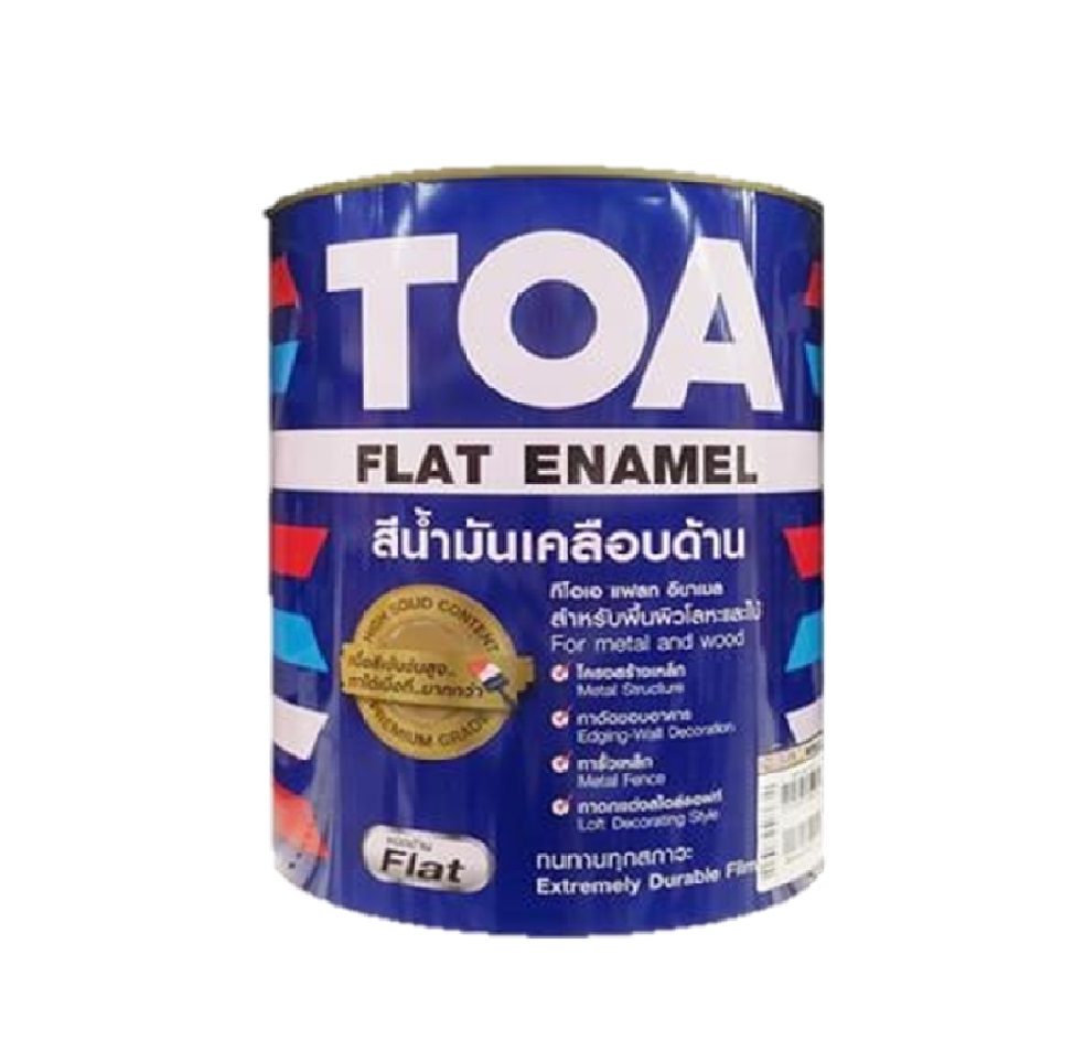 สีเคลือบด้าน กลิปตั้น 1/4กล. เบส D TOA