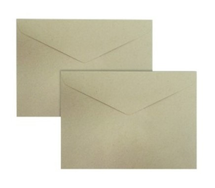 ซองเอกสาร (น้ำตาล-เล็ก) 6 3/8x9" BA C5 555 PK50