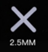 -ตัวจัดร่องยาแนว 2.5mm 8119 200ตัวFIXTON+