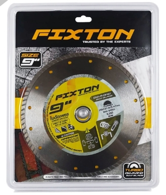 ใบตัดเพชร Turbo 9" FIXTON+
