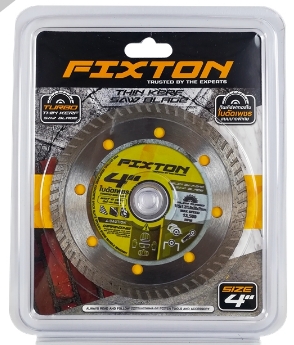 ใบตัดเพชร 4" แบบบาง FIXTON+
