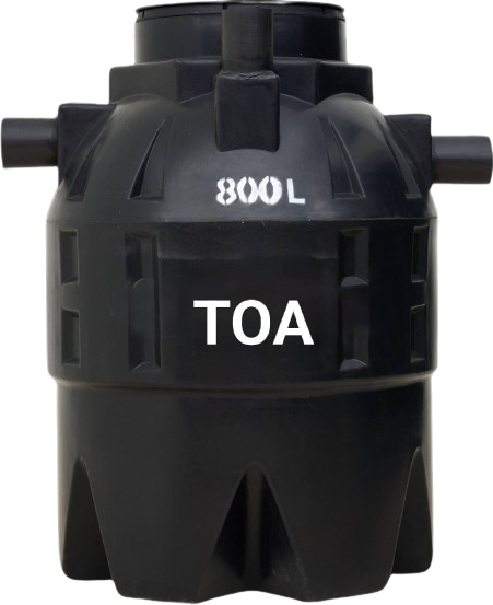 ถังบำบัดเกอะกรองไร้อากาศ 800L TOA