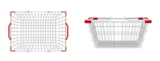 Basket Wire L460*W320*H220 mm FIX&BUILD+