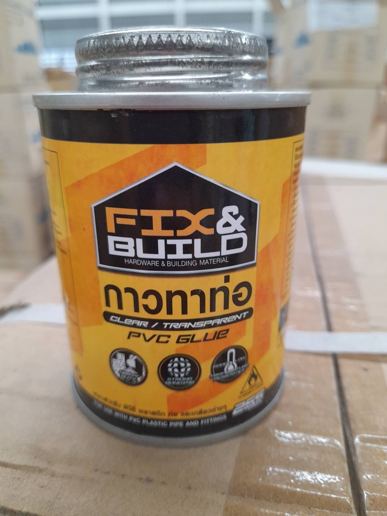 -กาวทาท่อ PVC 301 255G FIX&BUILD+