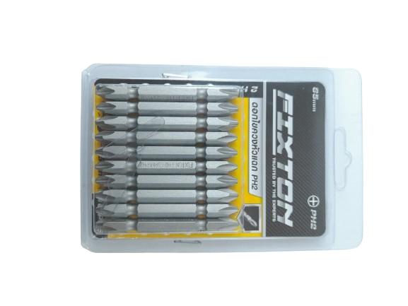 -ดอกไขควงลมแฉก 2 ด้าน PH2x65mmTurque FIXTON+
