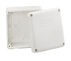 กล่องกันน้ำสีขาว 4x4x2.5" 202W NANO