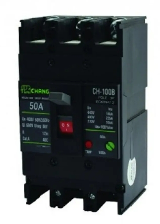 -เมนเบรคเกอร์ MCCB 3P (IC) 22 kA 50A CHANG