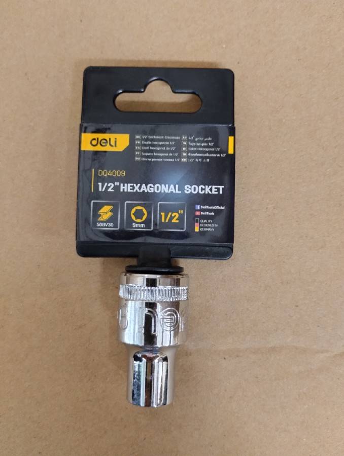 ลูกบล็อค 9mm EDQ4009 DELI+
