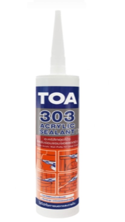 อะคริลิกอุดโป๊ว303 280มล. สีเทา ทีโอเอ