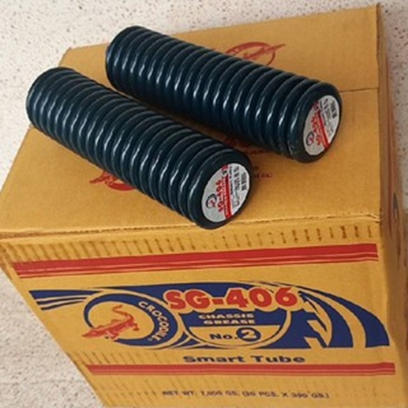 จารบีหลอด #2 SG-406 (0.39 Kg) สีเขียว ตราจระเข้