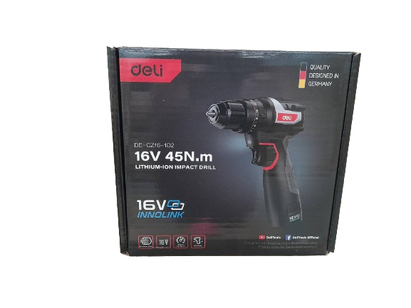-สว่านไร้สายกระแทก 16V 10mm WDE-CZ16-1D2 DELI+