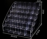 กล่องอะคริลิค ยาว 6 ชั้น 30 ช่อง