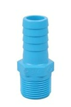 แป๊บลดพีวีซี(หางปลา)เกลียวนอก หนา 1/2"สีฟ้า