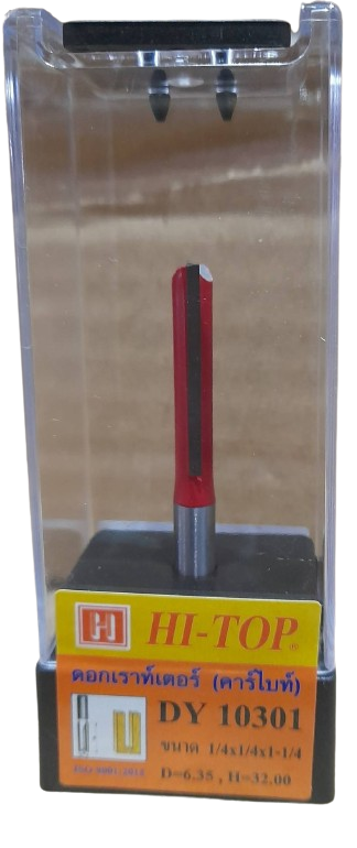 ดอกเร้าเตอร์ 1/4" x 1/4" x 1.1/4" รุ่น DY10301 HI-TOP