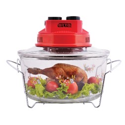 หม้ออบลมร้อน 12L โถแก้ว CO - 708 OTTO