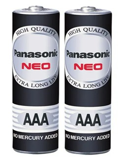 ถ่าน PANASONIC NEO AAA R03NT/2SL แพ็ค 2 ชิ้น
