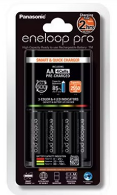 -เครื่องชาร์จพร้อมถ่าน CHARGER KIT PANASONIC K-KJ55HCC40T