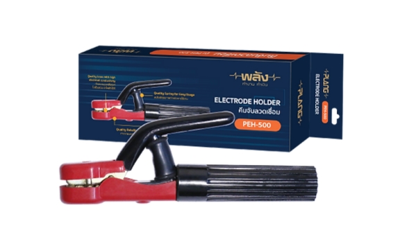 -คีมจับลวดเชื่อมไฟฟ้า PEH-500 ยี่ห้อ พลัง