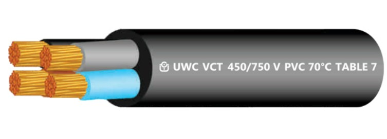 สายไฟ VCT 2x1.5mm. 100m. UNITED (ตัดขายเป็นเมตร)