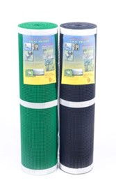 ตาข่ายหกเหลี่ยม PVC 7มม.x90ซม.x30ม. สีดำ