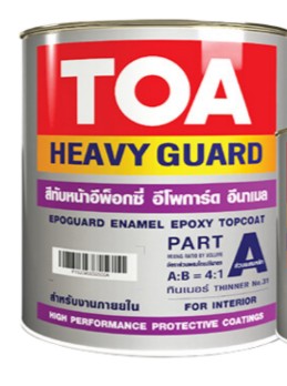 ทีโอเอ HVG อีโพการ์ด อีนาเมล สีทับหน้าสูตรเงา ส่วนA #0500 Blue 1กล. TOA
