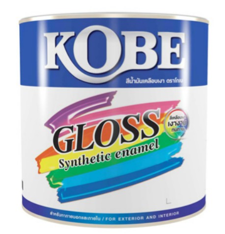 สีเคลือบเงา 1/4กล. #K206 แทงเกอรีน KOBE