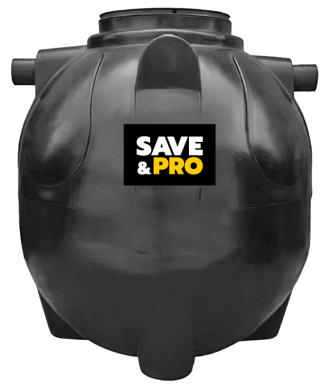 ถังบำบัดเกอะกรองไร้อากาศ 1000L SAVE&PRO