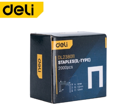 ลูกแม็กซ์ 8x11.2x1.2mm EDL238011 DELI+ (2000pcs)