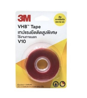 [1001256] เทปโฟมแรงยึดสูงพิเศษ 12มมx3ม V10 3M