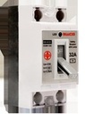 เซฟตี้เบรกเกอร์ ป้องกันไฟเกิน มีสัญญาณไฟสีฟ้า 32 แอมป์+กล่องลอย HACO SB-N32/L