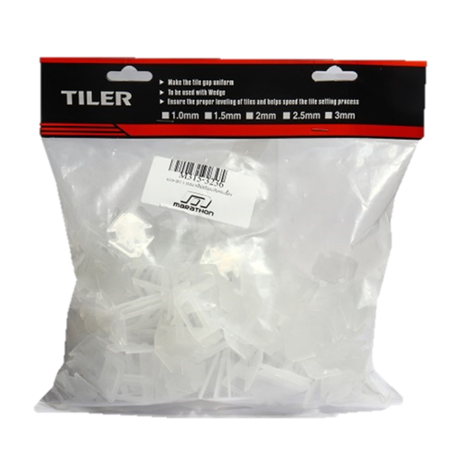 [1001706] ตัวจัดร่องยาแนว 1.5mm 8119 200ตัว TILER +