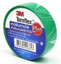 เทปพันสายไฟ เล็ก TEMFLEX 150 3M สีเขียว