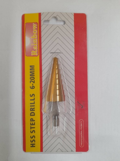 [1002010] ดอกสว่านเจาะเหล็กระดับ 6-20มม RB แกน6