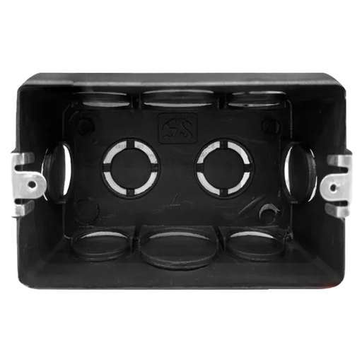 [1002182] NANO-408BM บล็อกฝัง สีดำ ขนาด 64x100.5x40.5mm. NANO