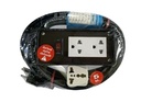 ชุดบล็อกยางพร้อมสายไฟ VCT 3x1 2x4 (S) 5M มอก SOKAWA S-265