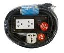 ชุดบล็อกยางพร้อมสายไฟ VCT 3x1 2x4 (S) 10M มอก SOKAWA S-266