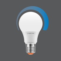 [1002719] หลอดกลม LED BULB DIMMER 9W แสง DAYLIGHT 6500K LAMPTAN