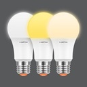 -หลอดกลม LED BULB COLOR SWITCH 9W 3 แสง LAMPTAN