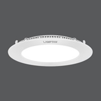 [1002739] หลอด LED DOWNLIGHT ULTRA SLIM 15w. กลม LAMPTAN