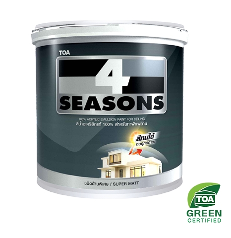 [1003517] สีน้ำสำหรับทาฝ้าเพดาน 4SS #A8000 5ก.ล. TOA
