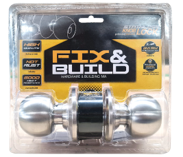 [1003626] ลูกบิดประตู หัวกลม 3871SS FIX&BUILD+