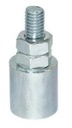 ล้อประคองเกลียวเหล็ก 1.1/2”(ชุบซิงค์)