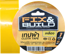 -เทปผ้า เหลือง1.5"x9M FIX&BUILD+